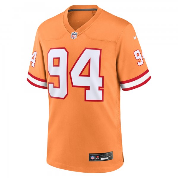 Men's Tampa Bay Buccaneers Calijah Kancey Nike Orange Alternate Team Game Jersey