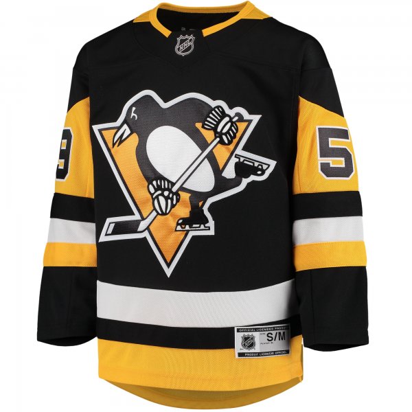 Youth Pittsburgh Penguins Jake Guentzel Black Home Premier Player Jersey