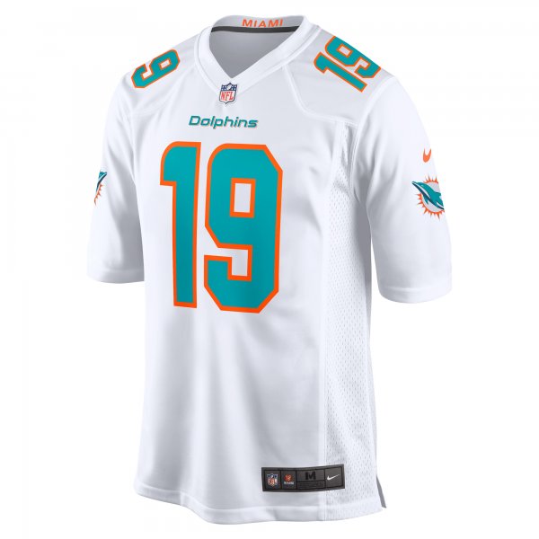 Men's Miami Dolphins Skylar Thompson Nike White Game Player Jersey