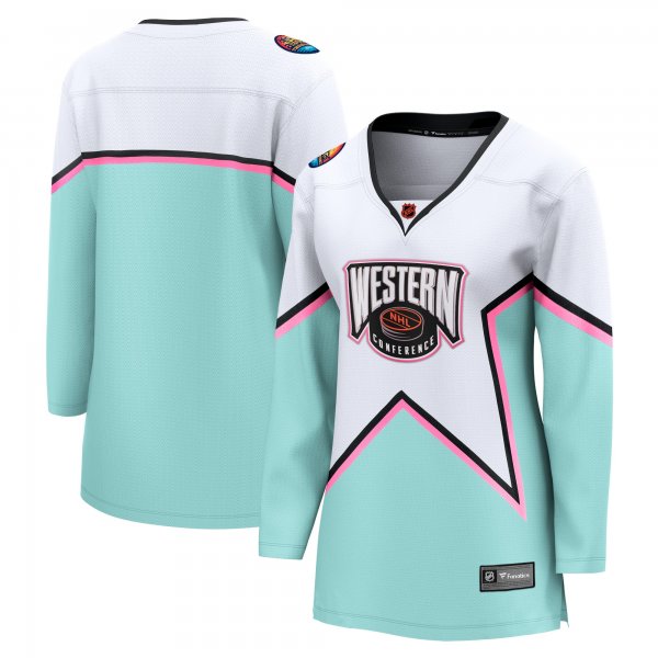 Women's Fanatics White NHL All-Star Game Western Conference Breakaway Jersey