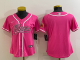 Women's San Francisco 49ers Blank Pink Stitched Baseball Cool Base Jersey