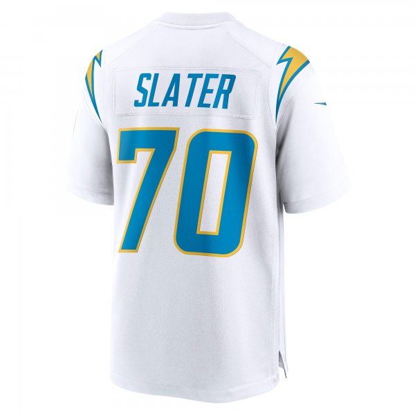 Men's Los Angeles Chargers Rashawn Slater Nike White Game Jersey