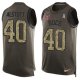 Nike Tampa Bay Buccaneers #40 Mike Alstott Green Men's Stitched NFL Limited Salute To Service Tank Top Jersey