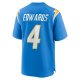 Men's Los Angeles Chargers Gus Edwards Nike  Powder Blue  Game Jersey