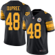 Nike Pittsburgh Steelers #48 Bud Dupree Black Men's Stitched NFL Limited New Color Rush Jersey