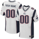 Nike New England Patriots Customized White Stitched Elite Men's NFL Jersey