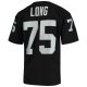 Men's Las Vegas Raiders 1983 Howie Long Mitchell & Ness Black Throwback Retired Player Jersey