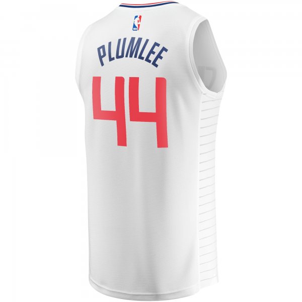 Youth LA Clippers Mason Plumlee Fanatics White Fast Break Player Jersey - Association Edition