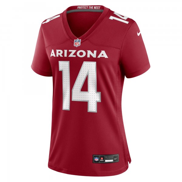 Women's Arizona Cardinals Michael Wilson Nike  Cardinal Team Game Jersey