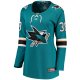 Women's San Jose Sharks Mario Ferraro Fanatics Teal Home Breakaway Player Jersey