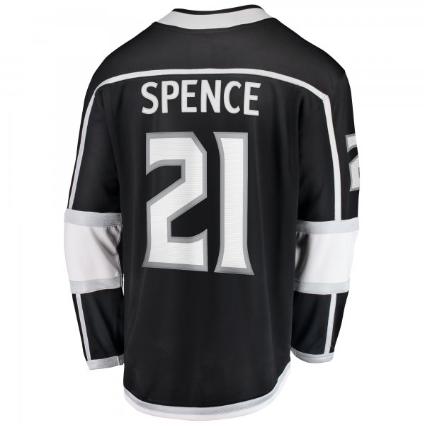 Men's Los Angeles Kings Jordan Spence Fanatics Black Home Premier Breakaway Player Jersey