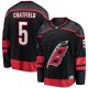 Men's Carolina Hurricanes Jalen Chatfield Fanatics Black Home Premier Breakaway Player Jersey