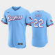 Men's Texas Rangers #22 Jon Gray 50th Anniversary Alternate Light Blue MLB Flex Base Jersey