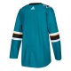 Men's San Jose Sharks adidas Teal Home Blank Jersey