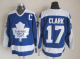 Men's Toronto Maple Leafs 17 Wendel Clark Blue Throwback NHL Jersey