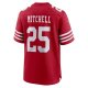 Men's San Francisco 49ers Elijah Mitchell Nike Scarlet Team Player Game Jersey