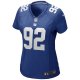 Women's New York Giants Michael Strahan Nike Royal Game Retired Player Jersey