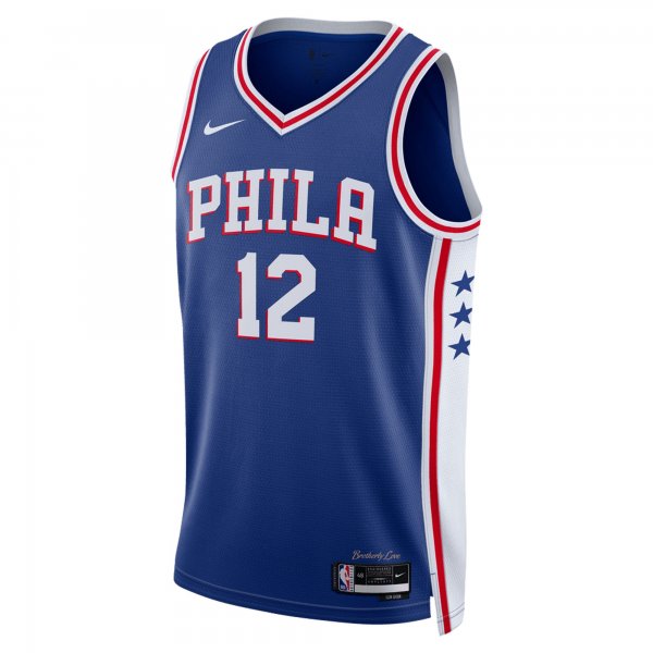 Unisex Philadelphia 76ers Tobias Harris Nike Royal Swingman Jersey - Icon Edition