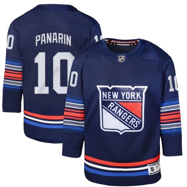 Youth New York Rangers Artemi Panarin Navy Alternate Premier Player Jersey