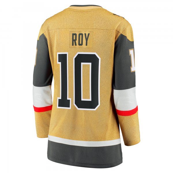 Women's Vegas Golden Knights Nicolas Roy Fanatics Gold Home Breakaway Player Jersey