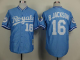 Mitchell And Ness Kansas City Royals #16 Bo Jackson Light Blue Throwback Stitched MLB Jersey