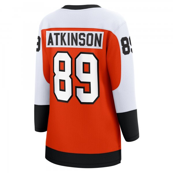 Women's Philadelphia Flyers Cam Atkinson Fanatics Orange Home Breakaway Player Jersey