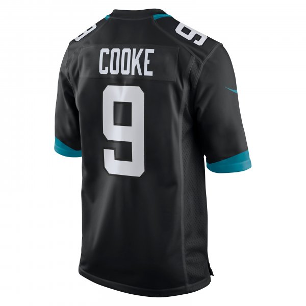 Men's Jacksonville Jaguars Logan Cooke Nike Black Game Jersey