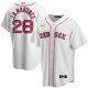 Men's Nike Boston Red Sox #28 J.D. Martinez White Home 2020 MLB Jersey