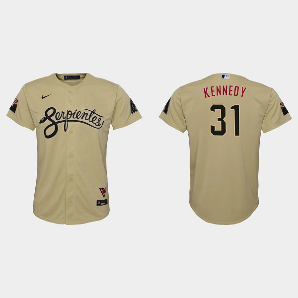 Youth Arizona Diamondbacks #31 Ian Kennedy Gold City Connect MLB Jersey