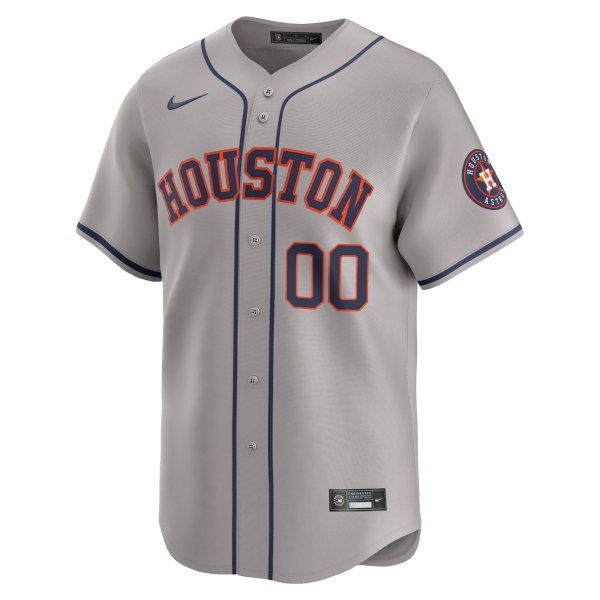 Men's Houston Astros  Nike Gray Away Limited Custom Jersey