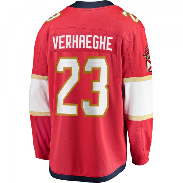 Men's Florida Panthers Carter Verhaeghe Fanatics Red Home Breakaway Jersey