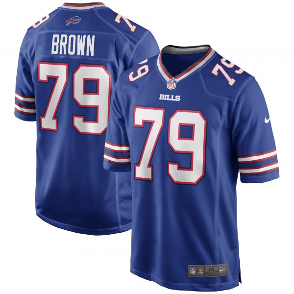 Men's Buffalo Bills Ruben Brown Nike Royal Game Retired Player Jersey