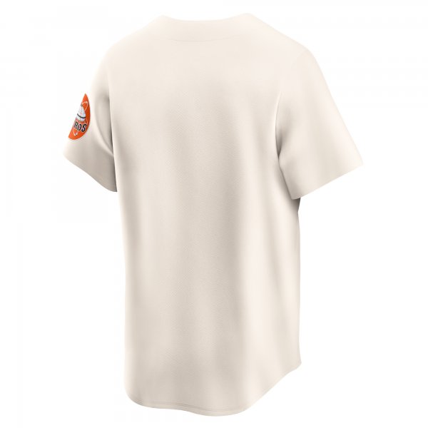 Men's Houston Astros Nike Cream Cooperstown Collection Limited Jersey