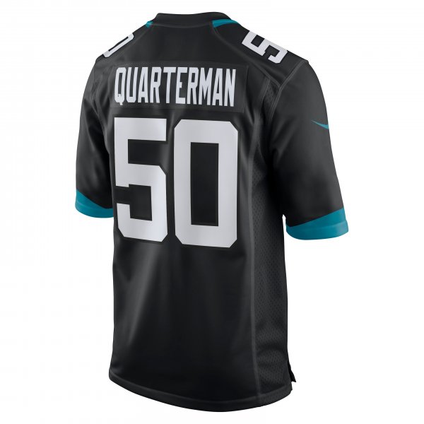 Men's Jacksonville Jaguars Shaquille Quarterman Nike Black Game Jersey