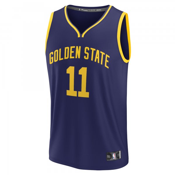 Youth Golden State Warriors Klay Thompson Fanatics Navy Fast Break Player Jersey - Statement Edition