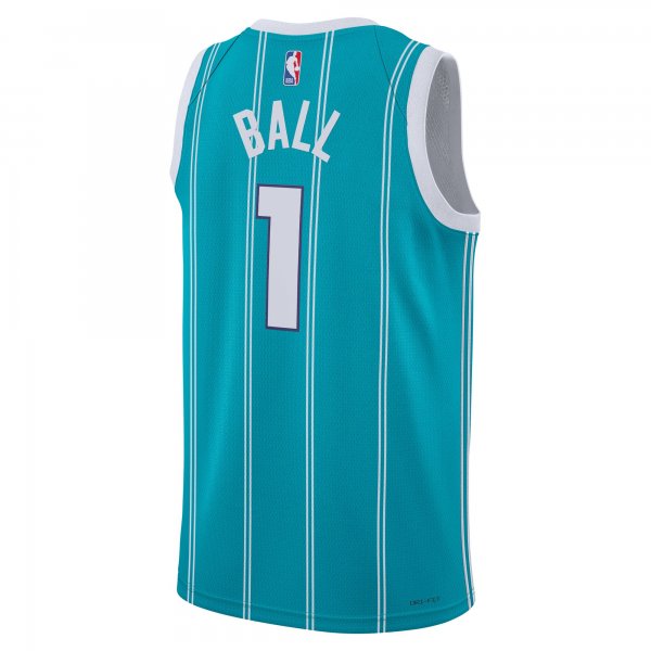 Unisex Charlotte Hornets LaMelo Ball Jordan Brand Teal Swingman Jersey - Icon Edition