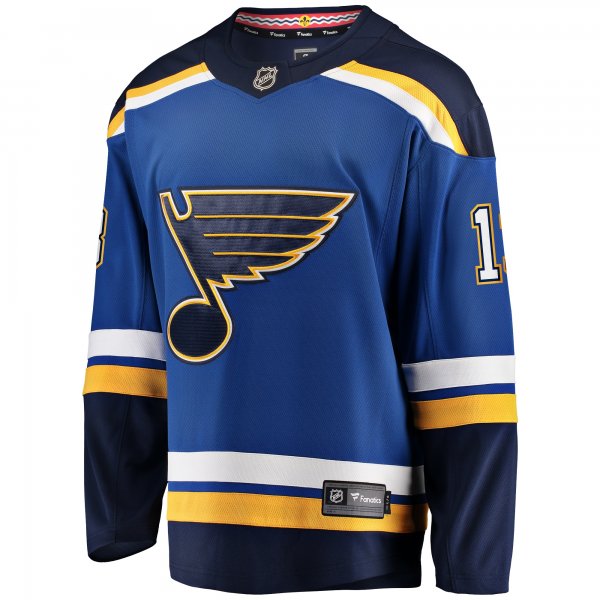 Men's St. Louis Blues Alexey Toropchenko Fanatics Blue Home Breakaway Jersey