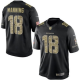 Nike Denver Broncos #18 Peyton Manning Black Men's Stitched NFL Limited Salute to Service Jersey