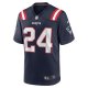 Men's New England Patriots Joshuah Bledsoe Nike Navy Game Player Jersey