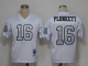 Men's Mitchell And Ness Las Vegas Raiders #16 Jim Plunkett White Silver No. Stitched NFL Jersey