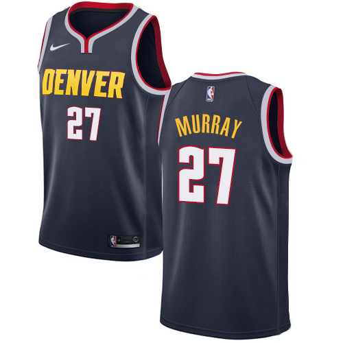 Men's Nike Denver Nuggets #27 Jamal Murray Navy Swingman Icon Edition NBA Jersey