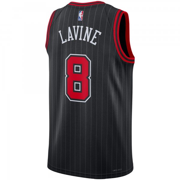 Unisex Chicago Bulls Zach LaVine Jordan Brand Black Swingman Jersey - Statement Edition