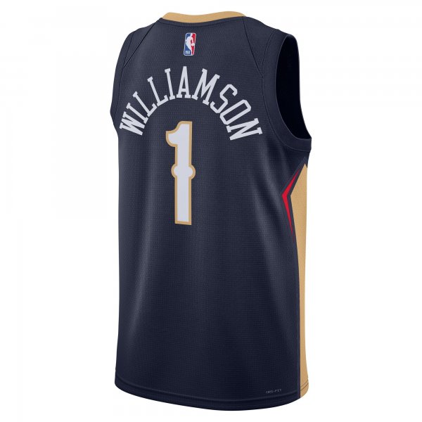 Unisex New Orleans Pelicans Zion Williamson Nike Navy Swingman Jersey - Icon Edition