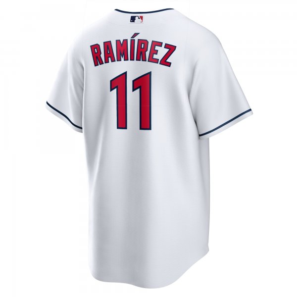 Men's Cleveland Guardians JosÃÂ© RamÃÂ­rez Nike White Replica Player Jersey