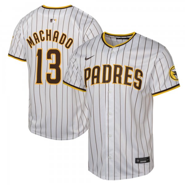 Youth San Diego Padres Manny Machado Nike White Home Limited Player Jersey