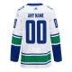 Men's Vancouver Canucks  adidas White Away  Primegreen Custom Jersey