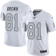 Nike Las Vegas Raiders #81 Tim Brown White Men's Stitched NFL Limited New Color Rush Jersey