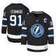 Youth Tampa Bay Lightning Steven Stamkos Black Alternate Replica Player Jersey