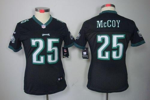 Nike Philadelphia Eagles #25 LeSean McCoy Black Alternate Women's Stitched NFL Limited Jersey