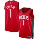 Unisex Houston Rockets Jabari Smith Jr. Nike Red 2022 NBA Draft First Round Pick Swingman Jersey - Icon Edition